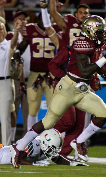 Dalvin Cook turns in electric outing to help FSU hold off Miami
